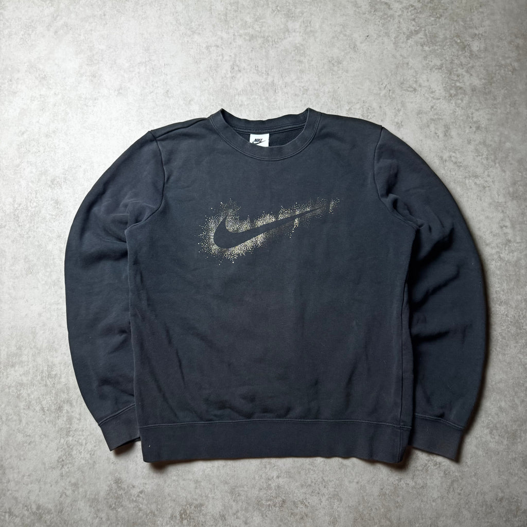 Black Nike Swoosh Sweatshirt - XS