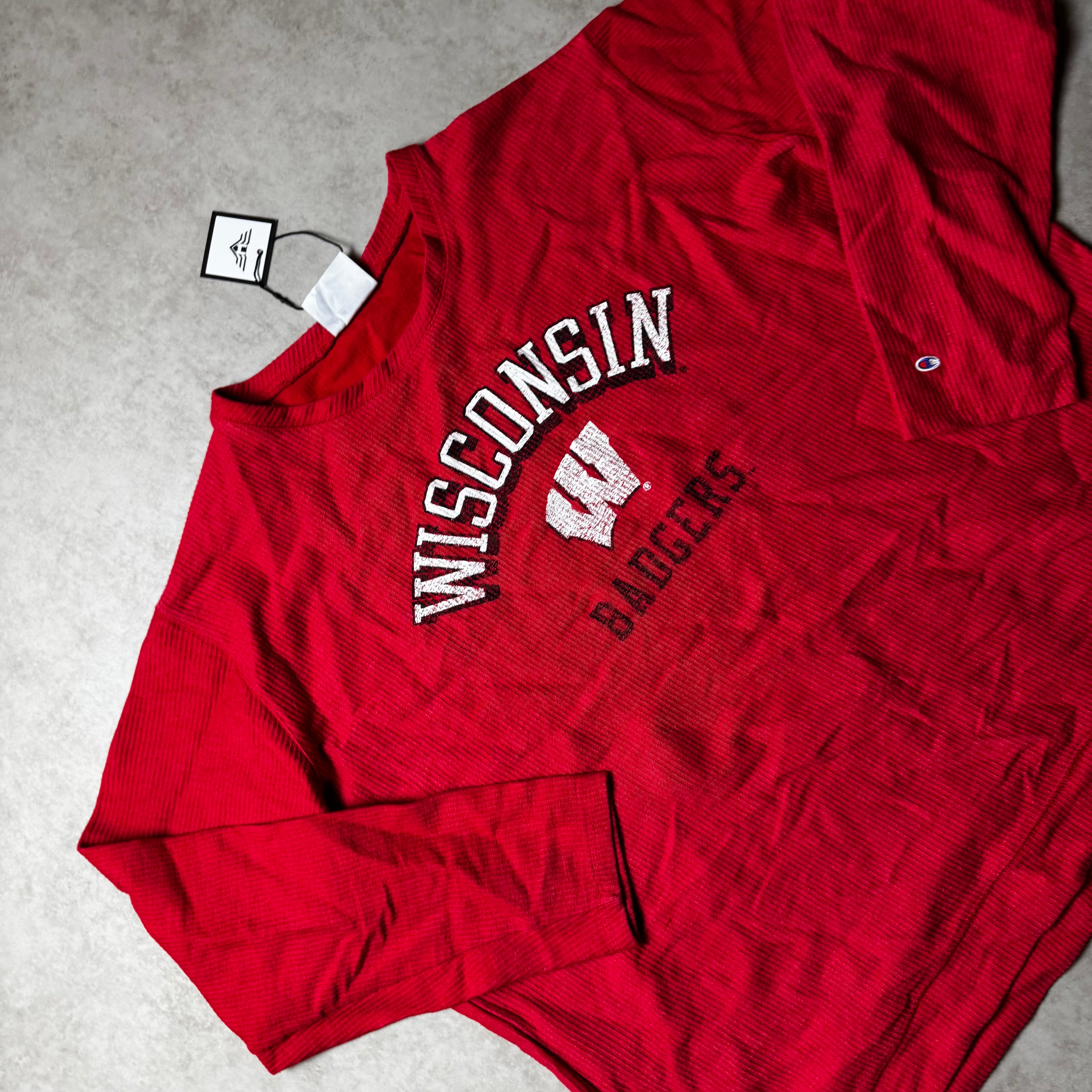 Red Champion Sweatshirt Wisconsin - Size XXL