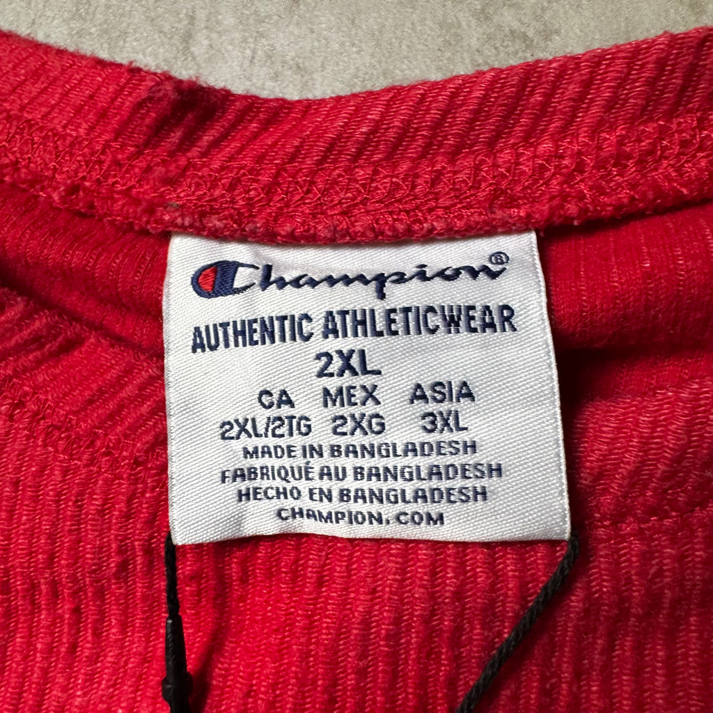 Red Champion Sweatshirt Wisconsin - Size XXL