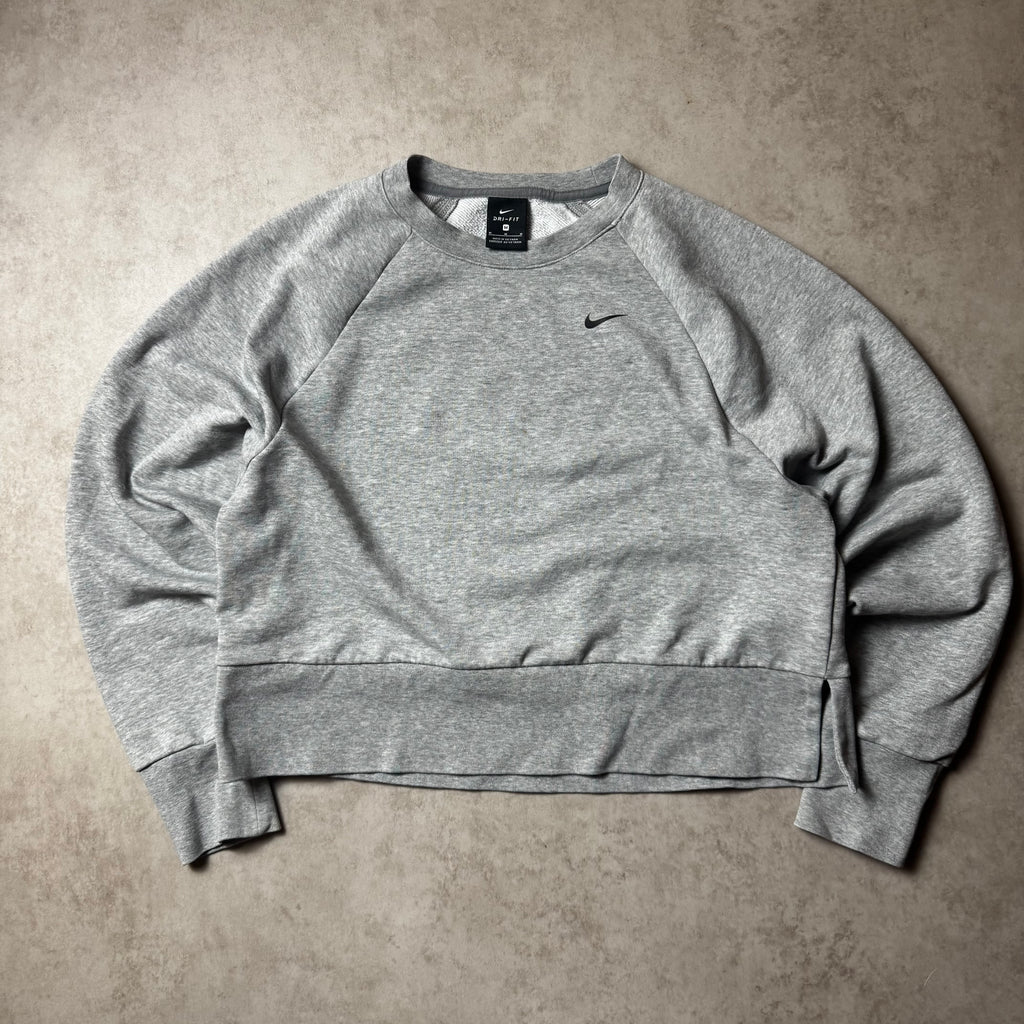 Gray Nike Cropped Sweatshirt - M (S)