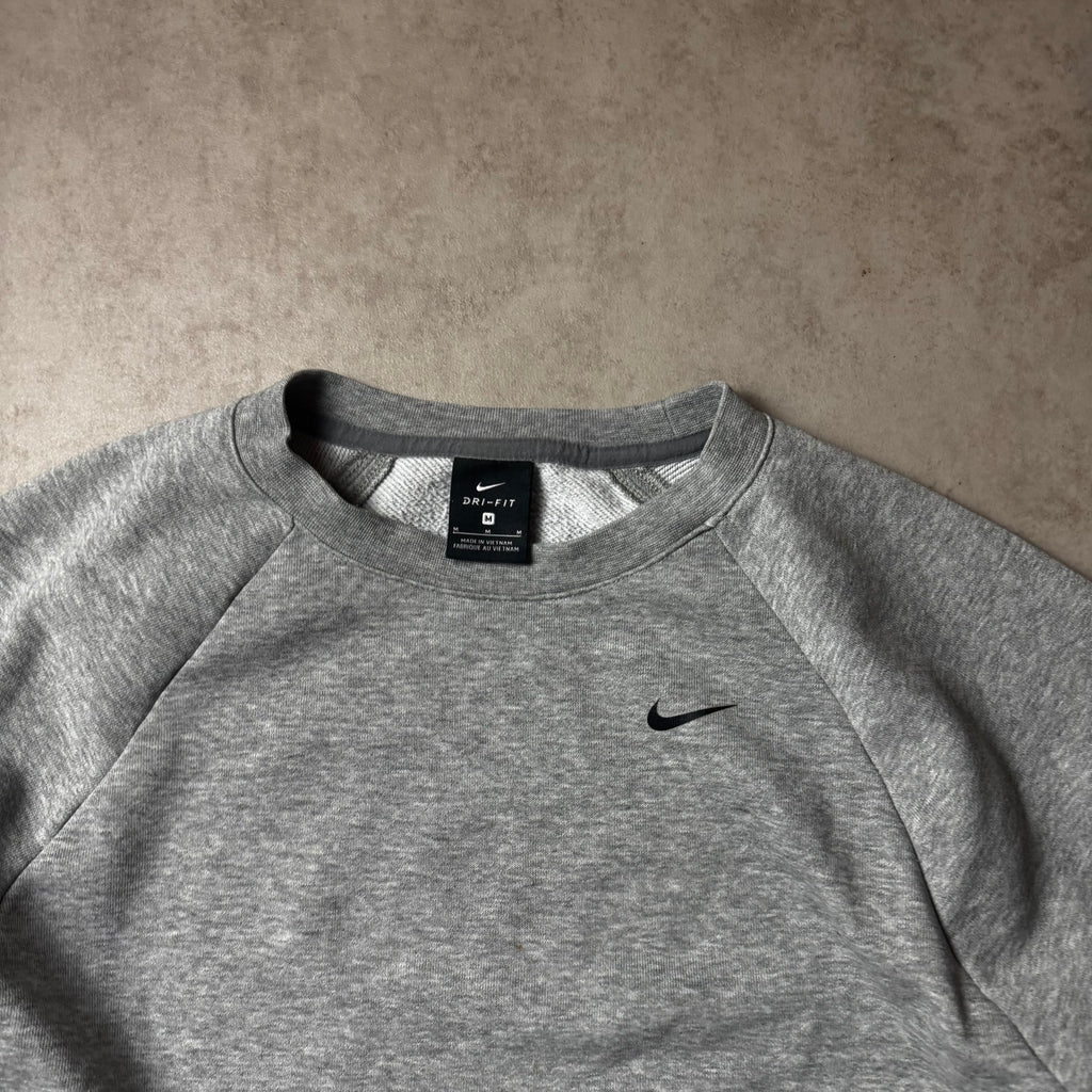 Gray Nike Cropped Sweatshirt - M (S)