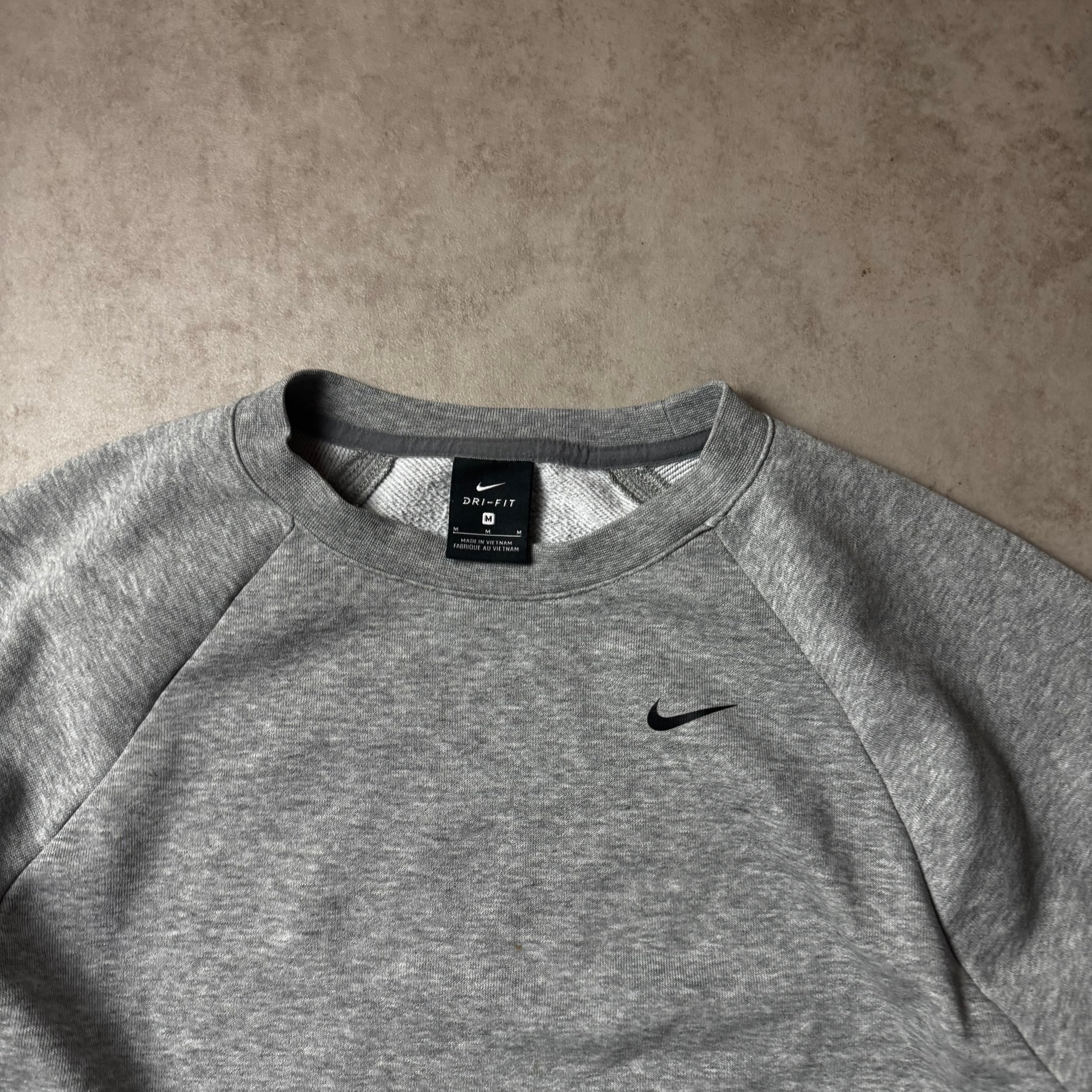 Gray Nike Cropped Sweatshirt - M (S)