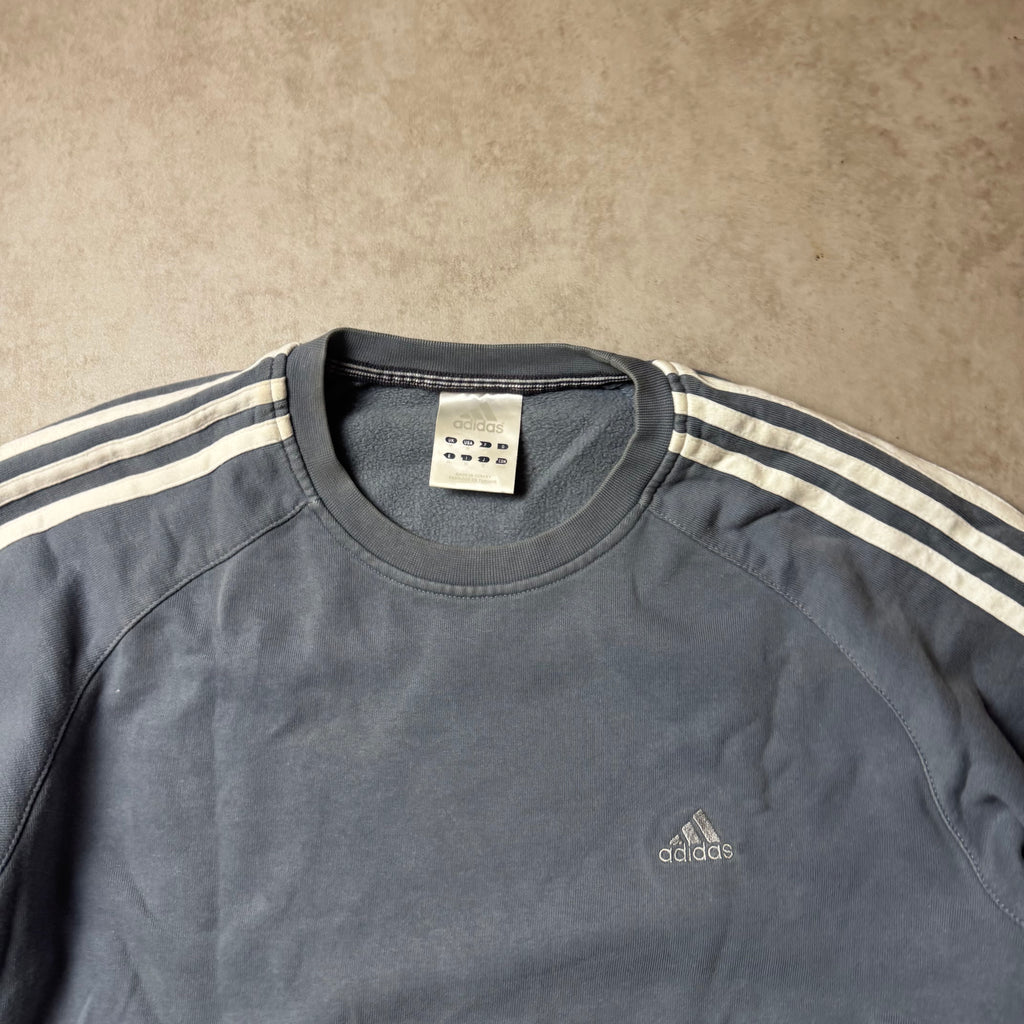 Gray Adidas Vintage Sweatshirt - M