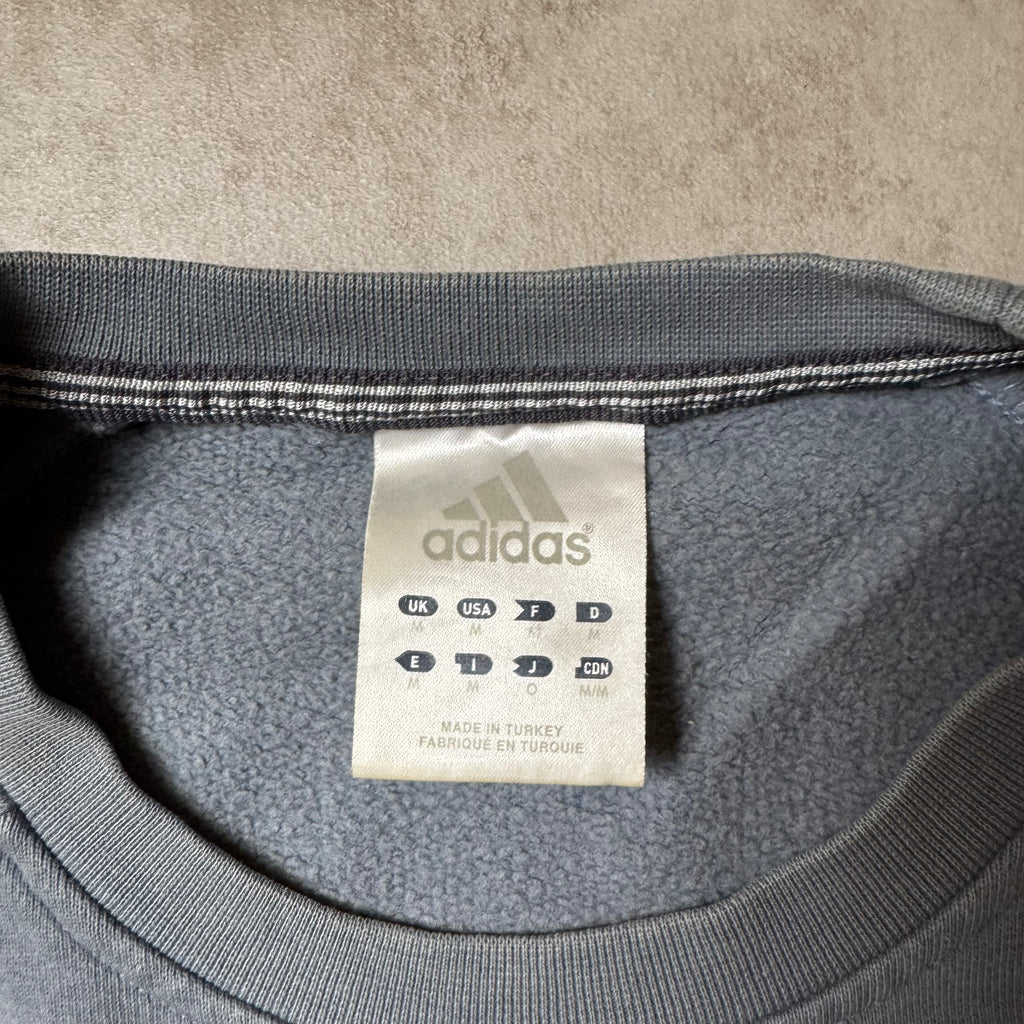 Gray Adidas Vintage Sweatshirt - M