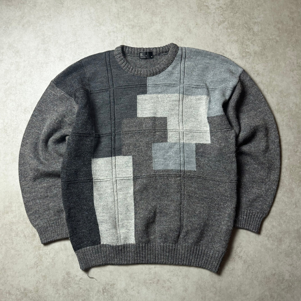 Gray Vintage Sweater - M