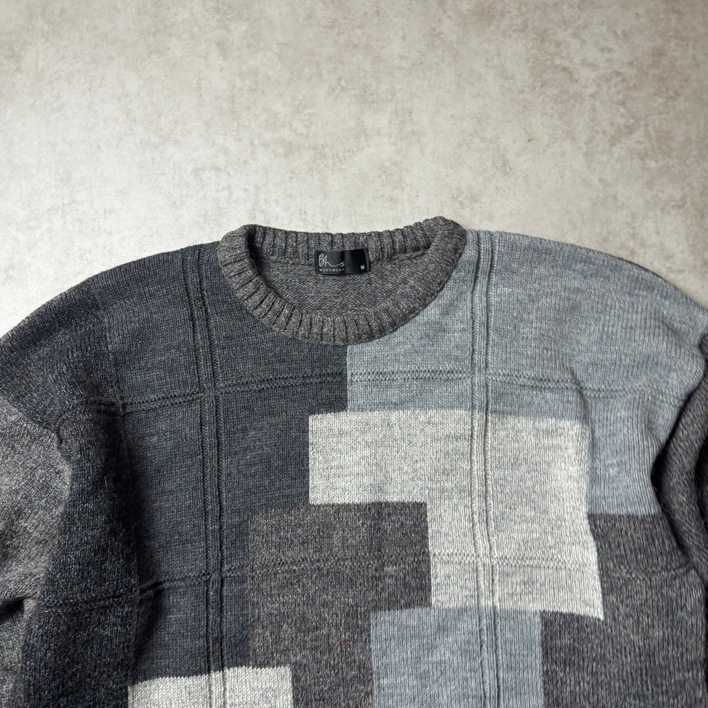 Gray Vintage Sweater - M