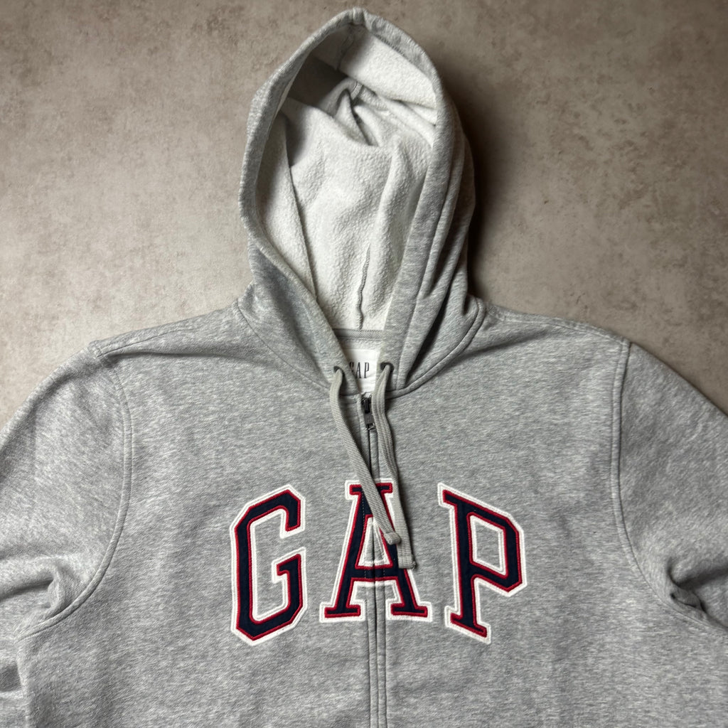 Gray GAP Zip Up Hoodie - XL