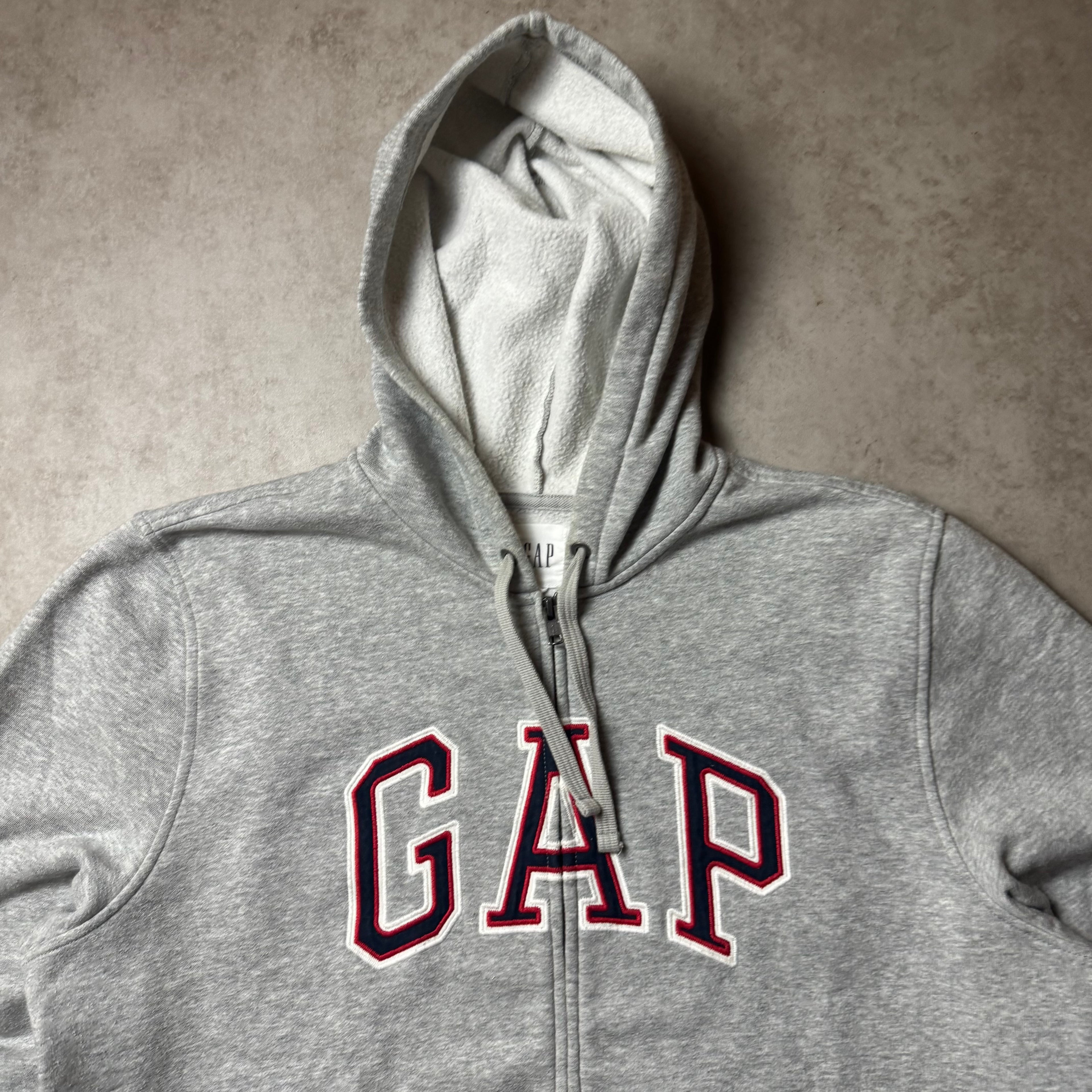 Gray GAP Zip Up Hoodie - XL