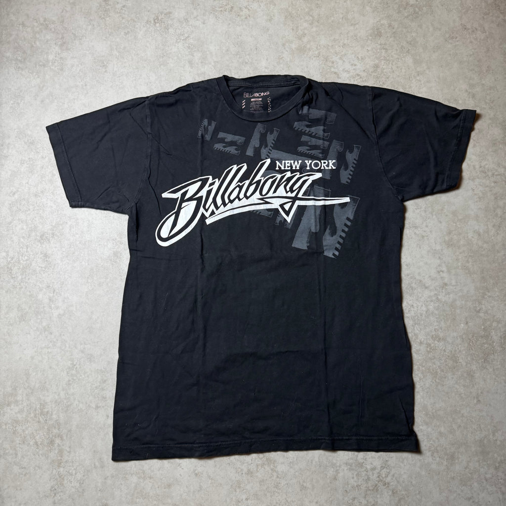 Black Vintage Billabong Tee - L