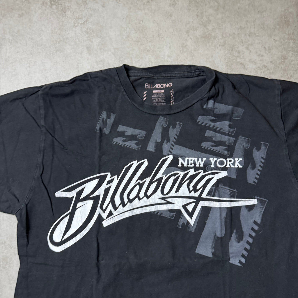 Black Vintage Billabong Tee - L