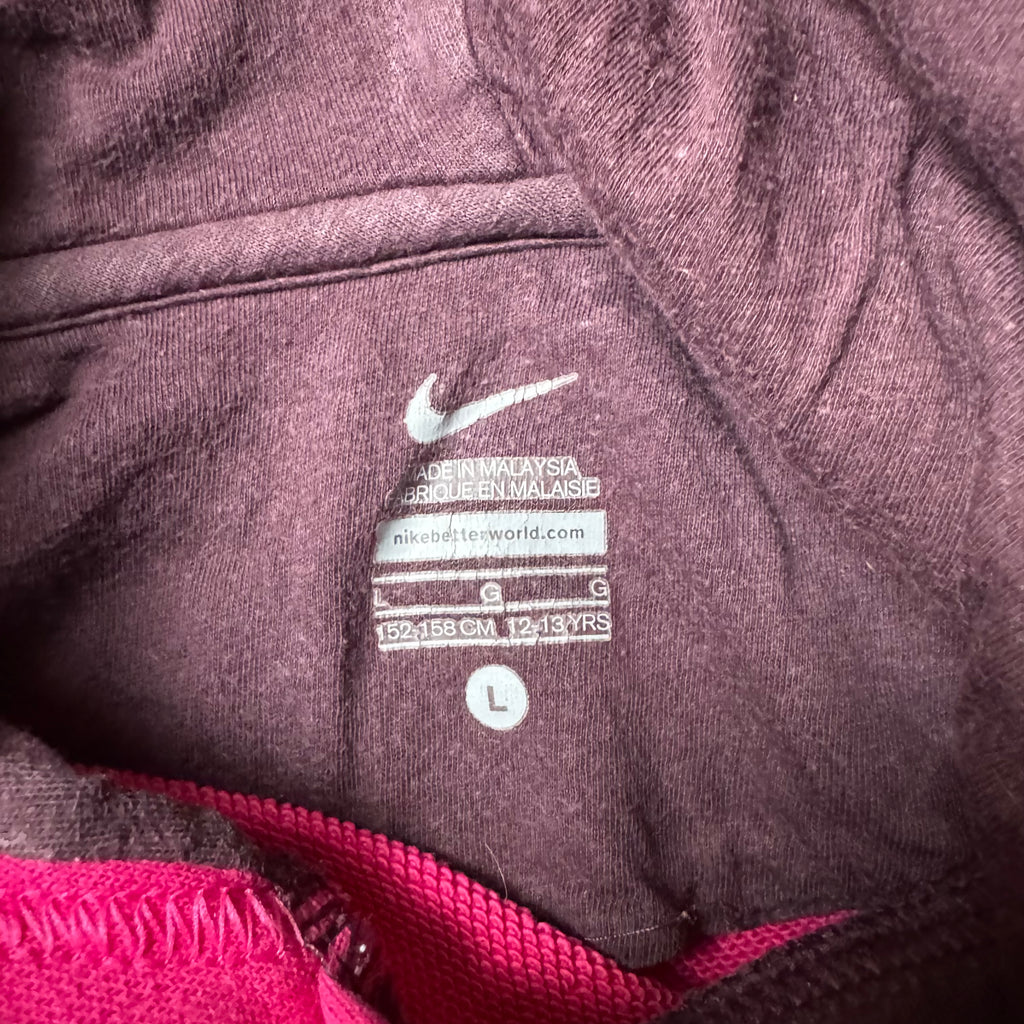 Pink Nike Hoodie - L (XS)