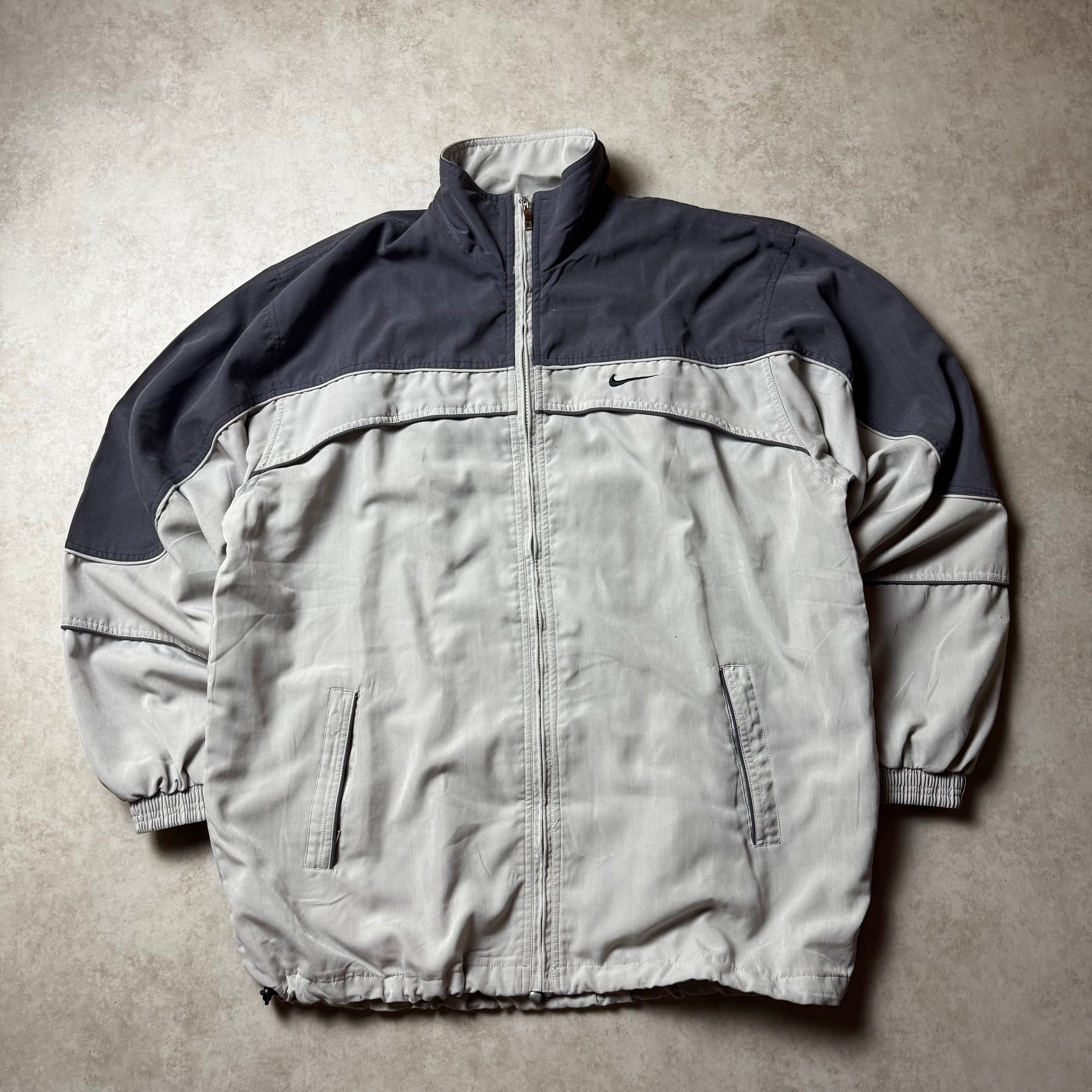 Gray Nike Vintage Windbreaker - XXL