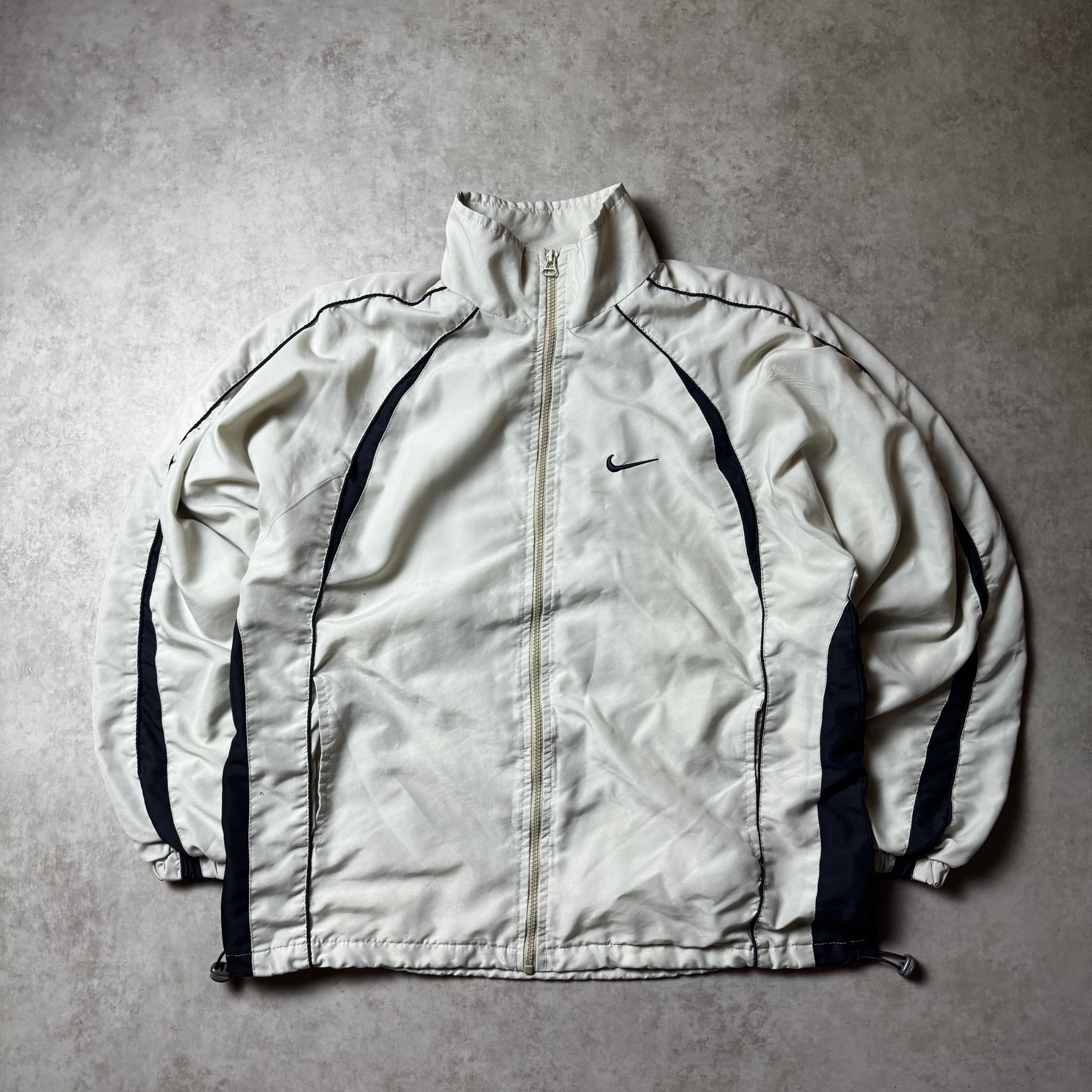 Gray Vintage Nike Windbreaker - M