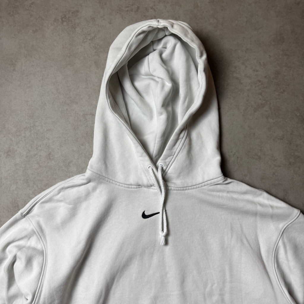 White Nike Hoodie - M