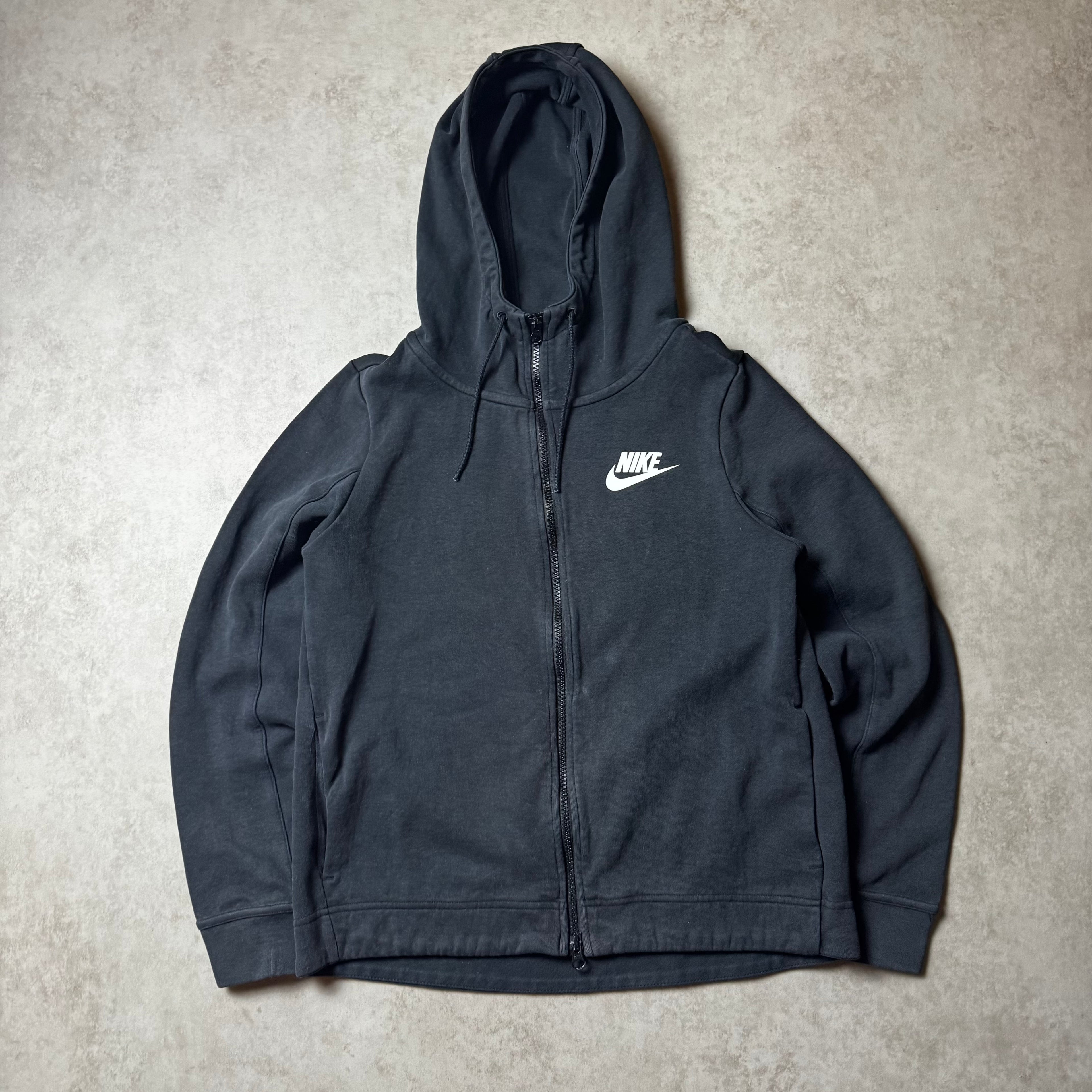 Black Nike Zip Up Hoodies - S