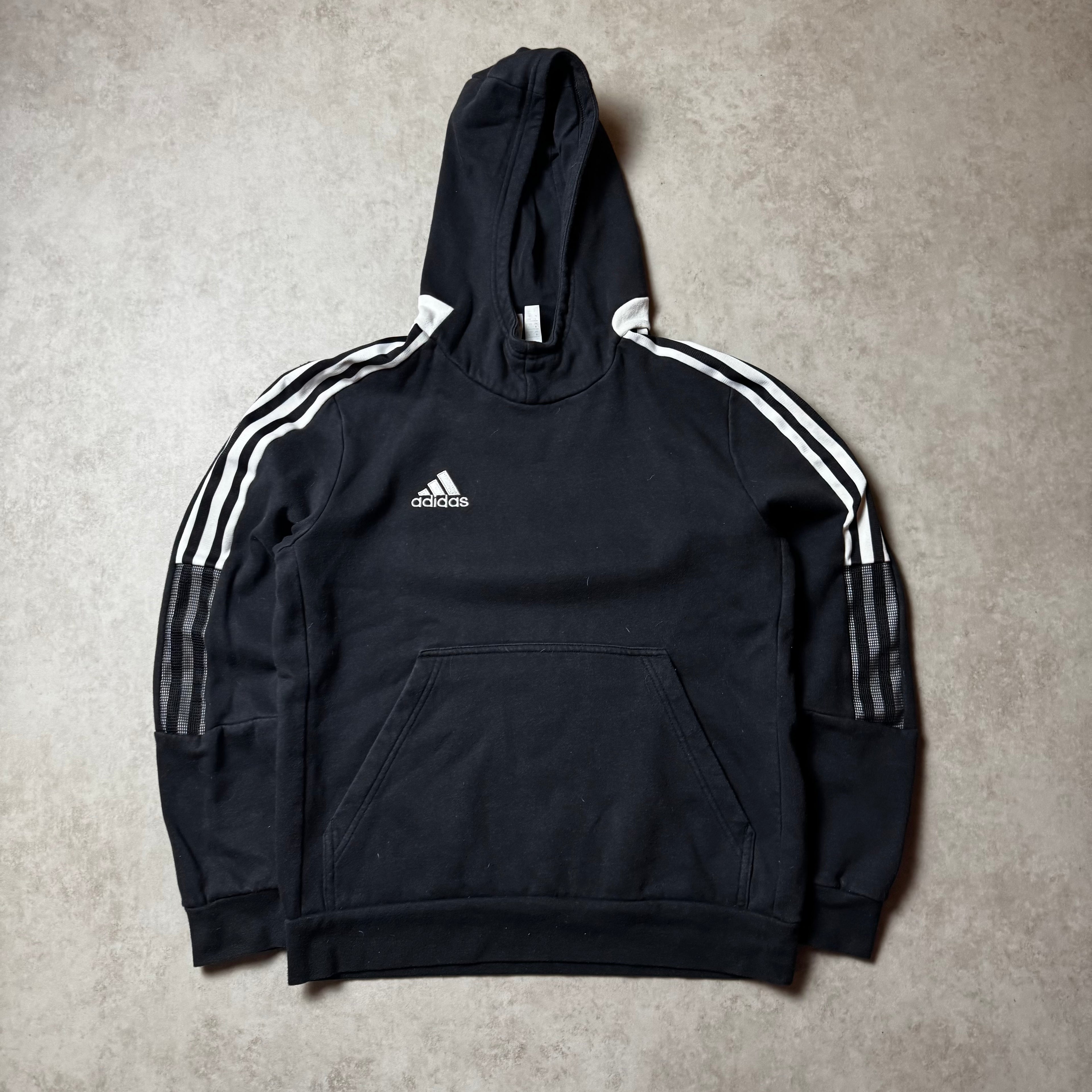 Black Adidas Hoodie - L