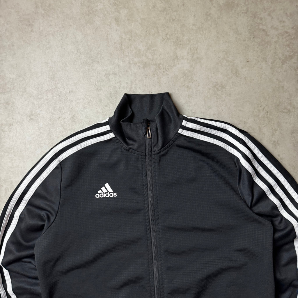 Black Adidas Zip Up Hoodie - M (S)
